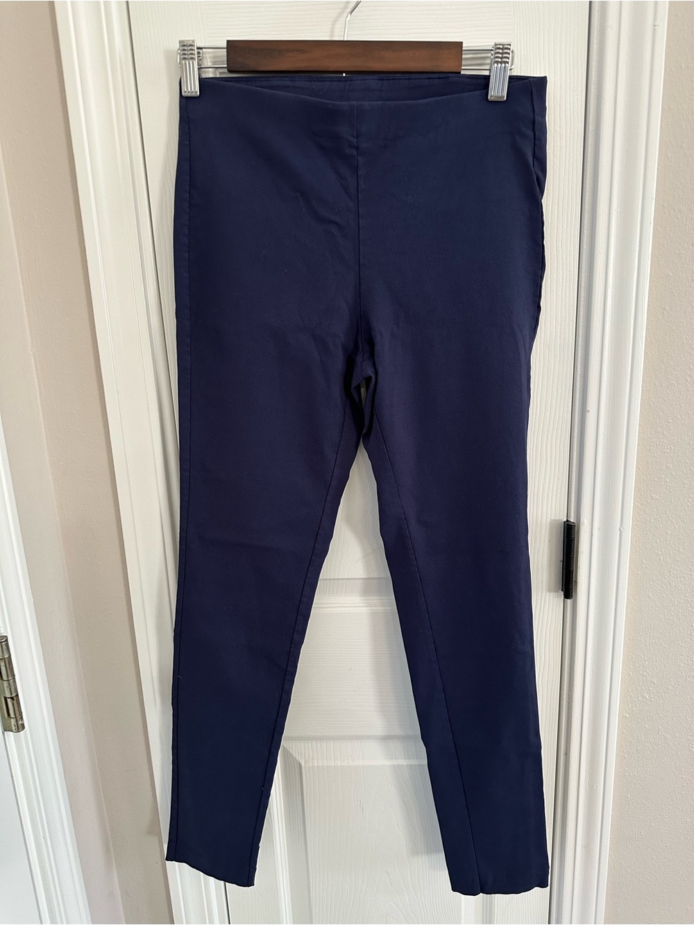 Michael Kors Navy Stretch Pull-On  Slack Pants